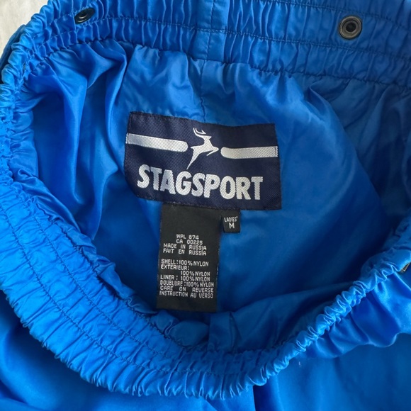 Vintage Stagsport blue ski pants with adjustable waist - Picture 8 of 8